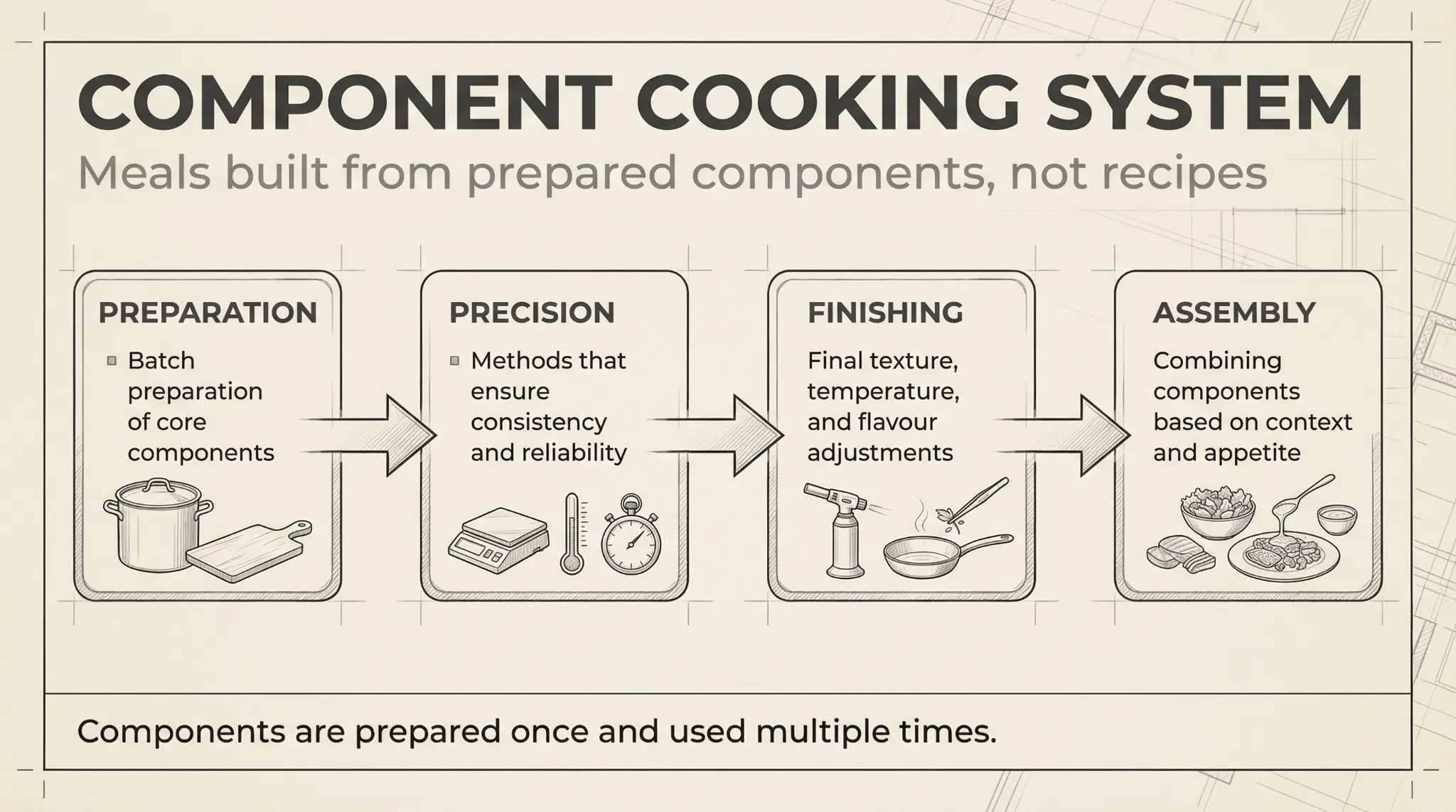 Component Cooking System